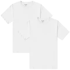 カーハート メンズ トップス Tシャツ Carhartt WIP Standard Crew Tee 2 Pack WhiteWhite ホワイト