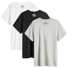 カルバンクライン メンズ トップス Tシャツ Calvin Klein TShirt 3 Pack White Black Grey ホワイト