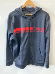 ピB275⚫︎Under Armour⚫︎アンダーアーマー⚫︎フルジップパーカー⚫︎スポーツ⚫︎裏起毛⚫︎sizeLG/G/G⚫︎紺