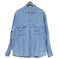 レア！Porter classic XXL リネン シャツ ロールアップシャツ - メルカリ