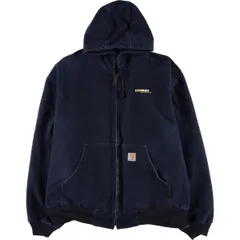 古着 カーハート Carhartt アクティブジャケット ダックフルジップパーカー USA製 メンズXXL相当/eaa613323