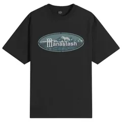 マナスタッシュ メンズ トップス Tシャツ ロゴ Manastash Ridge Logo TShirt Black ブラック