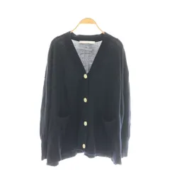 フレームワーク Framework ニット Vネック ビッグカーディガン2 ウール ネイビー /DF ■OS