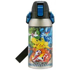 ポケモン 水筒 ステンレスボトル 600ml ショルダーベルト付 直飲み 子供 子ども キッズ キャラクター ポケットモンスター スケーター