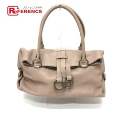 Salvatore Ferragamo サルヴァトーレフェラガモ トートバッグ ガンチーニ レザー ピンク