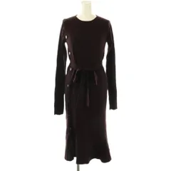 リランドチュール Rirandture リブニットワンピース 1 ボルドー /DO ■OS