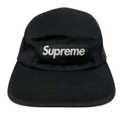 Supreme (シュプリーム) Washed Chino Twill Camp Cap キャップ 帽子 ボックスロゴ 2024SS F ブラック メンズ/025