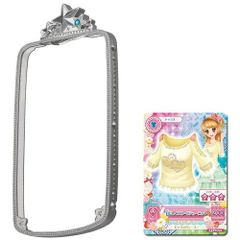 【新品】アイカツフォンルック フレームケース シャイニーシルバー 「アイカツ!」 バンダイ メール便でお届け