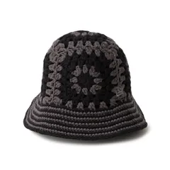 [即納]NEWERA ニューエラ クロシェ ニットバケット ダークグレー/ブラック　メンズ 男性 レディース 女性 帽子 ハット  送料無料 NEW ERA 国内正規品 正規取扱店