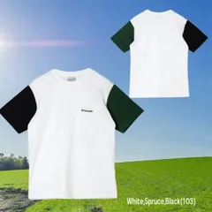 種類11:[11]White,Spruce,Black/S Columbia ヤングストリートショートスリーブクルー メンズ 半袖Tシャツ アウトドア XE17696