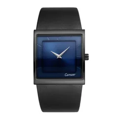 【在庫処分】腕時計 メンズ スクエア 本革ベルト 3ATM防水: アナログ表示 カレンダー 日本製クォーツ レジャー ビジネス おしゃれ ファション アクセサリー - 誕生日 記念日 クリスマス バレンタインデー 父の日 彼氏プレゼント