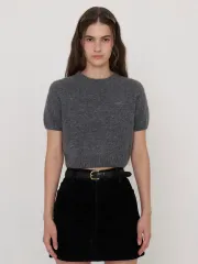 グローブ 23fwローソンニット - チャコール