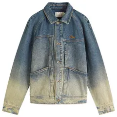 ダイム メンズ アウター ジャケット・ブルゾン デニム Dime Denim Jacket Dipped Sandblasted Indigo インディゴ