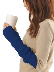 LINOR アームウォーマー レディース アームカバー 冬 ロング 手首ウォーマー 手首 温める 指穴付き 親指穴付き カシミヤ混 ニット あったか 防寒