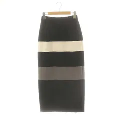 グレースクラス GRACE Class 23AW ポンチコンビスカート タイトスカート ロング 36 ブラック マルチカラー /DF ■OS