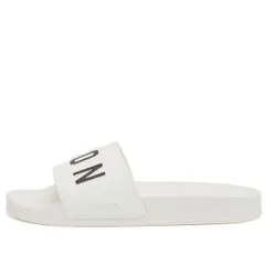 ディースクエアード メンズ シューズ サンダル ロゴ Dsquared2 Icon Logo Slide White ホワイト