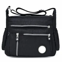 [Rowaica] レディース 斜めがけ ショルダー バッグ 大容量 軽量 かばん 肩掛け ナイロン