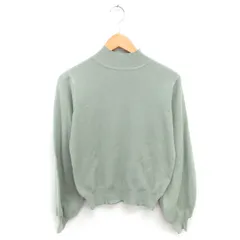 グレイル GRL ニット セーター ハイネック 無地 シンプル 長袖 M 緑 グリーン /TT