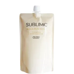 資生堂 サブリミック アクアインテンシブ シャンプー 450ml (SHISEIDO SUBLIMIC プロフェッショナル 美容室 おすすめ 髪質 詰め替え リフィル ハリ コシ ボリューム感 くせ毛 枝毛 乾燥 スキャルプ 薄毛 抜け毛 頭皮ケア さらさら)のサムネイル