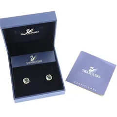 【正規品】Swarovski ブルー系クリスタル ピアス／レディース アクセサリー