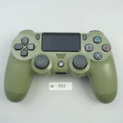 【ｍ492】 PS4 コントローラー DUALSHOCK4 モスグリーン