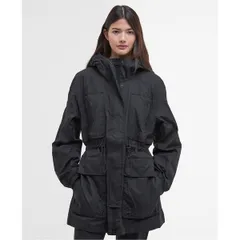 バブアー レディース アウター ジャケット・ブルゾン ジャケット Barbour International BInt Misha Jacket Ld52 Black ブラック
