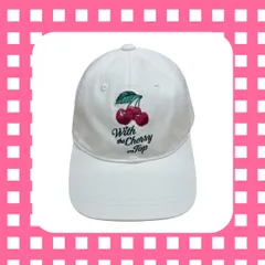 ディズニー【帽子】キャップ 58cm オフホワイト With THE CHERRY ON TOP チェリー さくらんぼ 東京ディズニーリゾート TDR