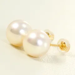K18YG ピアス パール（真珠） 総重量約2.1g