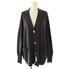 フレームワーク Framework Vネック ビッグカーディガン ニット ネイビー /DF ■OS