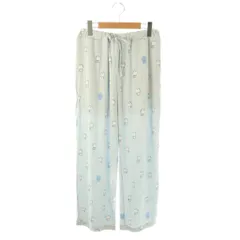 ジェラートピケ gelato pique ×ドラえもん 25AW 総柄ロングパンツ イージーパンツ ルームウエア F ライトブルー /CX ■OS