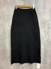 新品 FUTIER LAND フューティアランド ニット ロング ウエストゴム スカート sizeL/ブラック ■■ レディース