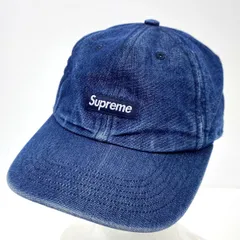 Supreme シュプリーム デニムスモールロゴキャップ ワンサイズ ※中古