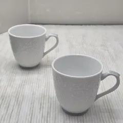 2 S01746   NARUMI ナルミ マグカップ ペア 花柄 ペア マグカップ コップ セット  洋食器 美品