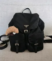PRADA プラダ バックパック ミディアム リナイロン 新モデル ブラック ポコノ