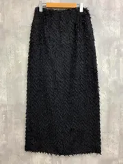 MARW UNITED ARROWS マルゥ ユナイテッドアローズ 9124-699-0041 ジャカードタイト スカート size38/黒 ◇■ レディース