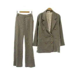 ダーリッチ Darich シルエットカラーダブルジャケット センタープレスカラーストレートパンツ セットアップ F グレー ブラック /HK ■OS