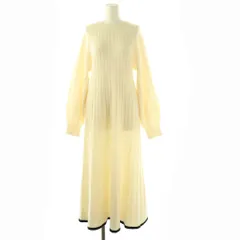 ジルスチュアート JILL STUART ザイールニットワンピース ロング 長袖 2 ホワイト /HK ■OS