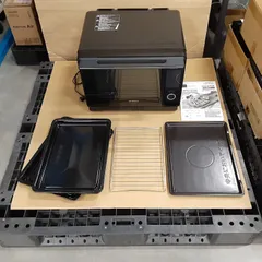 ★通電確認済み/ジャンク★ HITACHI オーブンレンジ　ヘルシーシェフ MRO-W10B(K) 中古 (RM1134)