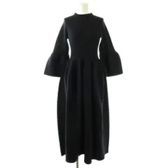 ユイットブーケ HUIT bouquet ホールガーメント ニット ロング ワンピース S ネイビー /DF ■OS