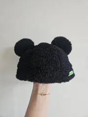 新品))ボアミッキー帽子