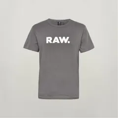 ジースター メンズ トップス Tシャツ G Star Holorn R T Shirt GS Grey グレー