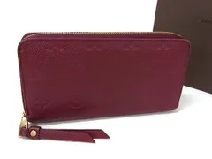 LOUIS VUITTON ルイヴィトン 財布 ジッピーウォレット M60549 オロール(ボルドー系) モノグラムアンプラント レディース ラウンドファスナー 長財布