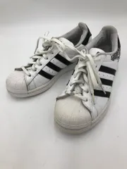 adidas originals アディダスオリジナルス スーパースター Floral Twist ローカット スニーカー size22.5?/白×黒 ■■ レディース