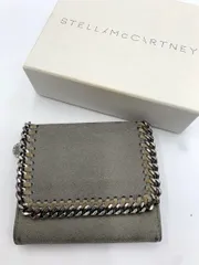 Stella McCartney ステラマッカートニー 431000 W9132 ファラベラ 三つ折り 財布 グレー ■■ レディース