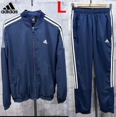adidas アディダス ジャージ上下セット セットアップ ネイビー M/S