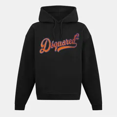 ディースクエアード メンズ アウター パーカー・スウェット DSQUARED2 DSQ Script Hdy Sn53 Black ブラック