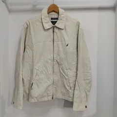ks196◆NAUTICA ジャケット ブルゾン アイボリー (M) メンズ   ノーティカ
