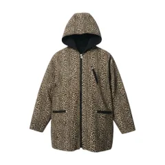 Ib6 FENDI フェンディ ロゴレオパードパターン リバーシブルコート アウター ジップアップ ブラウン系 ユニセックスu02tのサムネイル