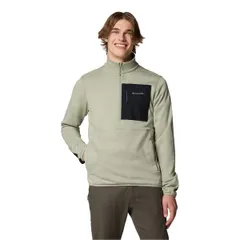 コロンビア メンズ アウター パーカー・スウェット ハーフジップ スウェット シャツ フリース Columbia Hike Half Zip II Fleece Sweatshirt Mens Safari