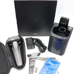 【美品】パナソニック ラムダッシュ ES-CLS9N-K リニア メンズシェーバー 6枚刃 クラフトブラック 本体